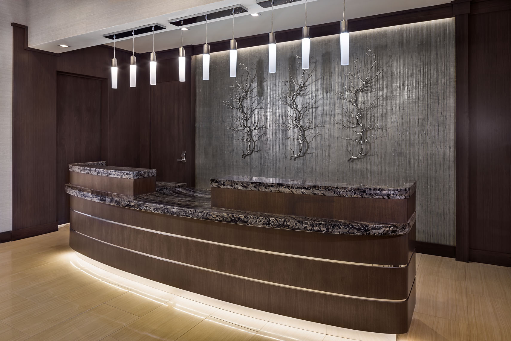 Interior photograph of a luxury hotel resort by Charleston Beaufort South Carolina based architectural hotel and resort photographer Richard Steinberger