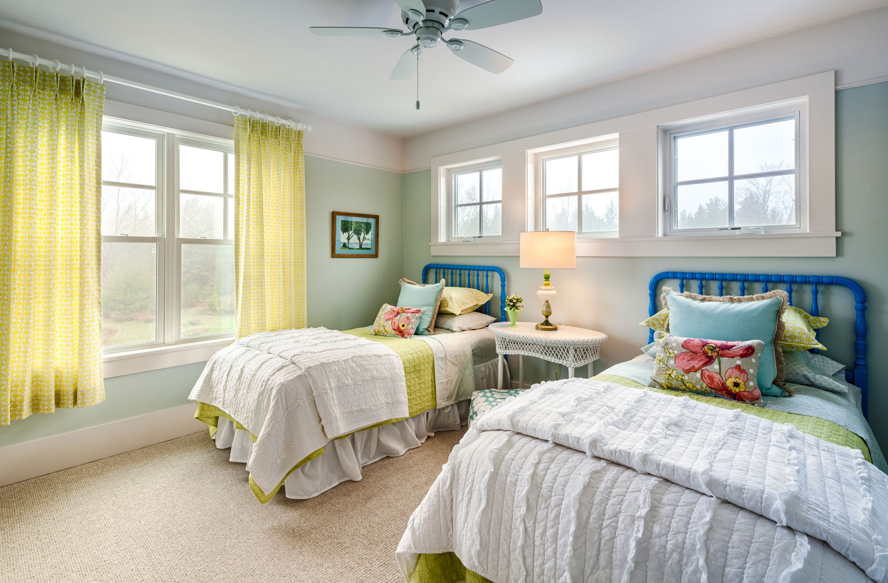 Architectural interior of residential luxury home Door County Wisconsin